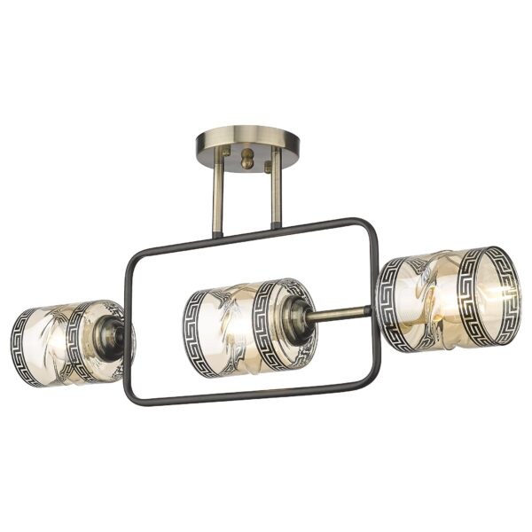 48l1yjgr1ddmogrmn674k1gajwhtj47q-1 215-507-03 VELANTE Современный стиль светильник потолочный, E27, 3x40W