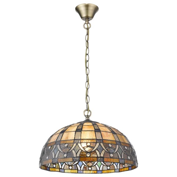 5otfi1y0069n7qn2kbbjr6czfki9rljq-1 824-806-02 VELANTE Стиль Tiffany светильник подвесной, E27, 2x60W