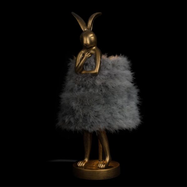 61d533668e9a2690e174c215c1bb6ec4 10315/A Grey fluff Настольная лампа LOFT IT Lapine