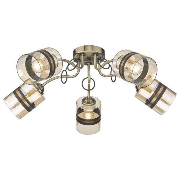 6fankk9t6junse0bdlo58860npyjjk6w 217-507-05 VELANTE Современный стиль светильник потолочный, E27, 5x40W