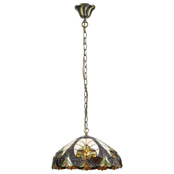 6fhitieenzaqg8ccy6r09qe0q1gfvqv2 815-806-02 VELANTE Стиль Tiffany светильник подвесной, E27, 2x60W