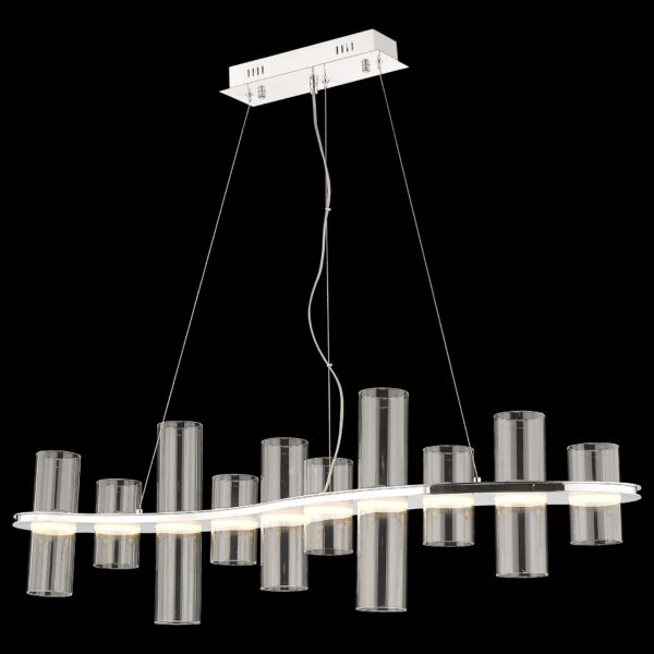 6ljpxo6ulmxsjsztgcl45qihstl25p6f WE157.10.123 WERTMARK PAULA светильник подвесной, LED, 10×4.5W, 3000K