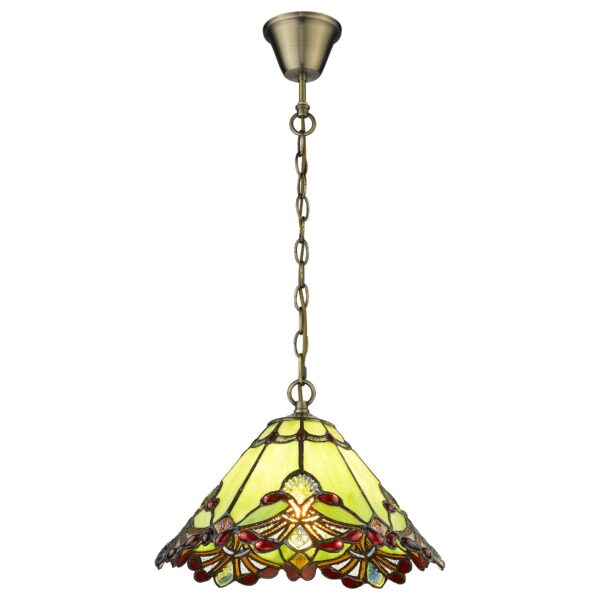 6m1r4t3tth0hzmd5wbebd5ut2rxl1jbw 863-826-01 VELANTE Стиль Tiffany светильник подвесной, E27, 40W