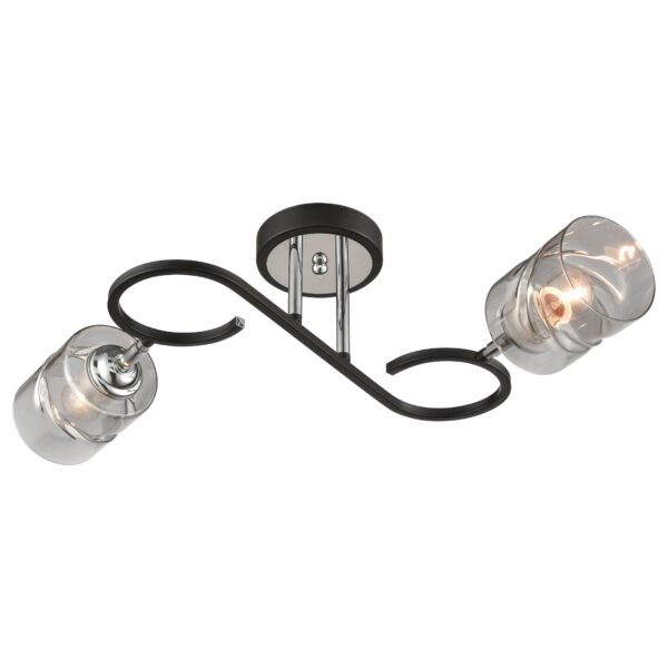 7jyiubzedgkyqjzd7iaoprvc7v3ff3ca 235-107-02 VELANTE Современный стиль светильник потолочный, E27, 2x60W