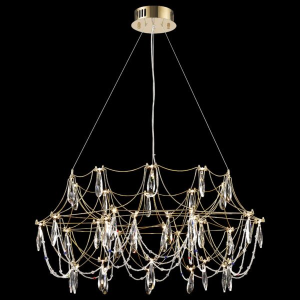 7oshg5xpqoas9a0uyhzregqasj033bl0 WE336.40.303 WERTMARK FELICIA светильник подвесной, LED, 40x1W, 3000K