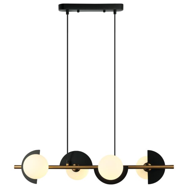 7tezp3321hybg70932kjptn8ot0te16u-1 224-023-04 VELANTE Современный стиль светильник подвесной, G9, 4x40W