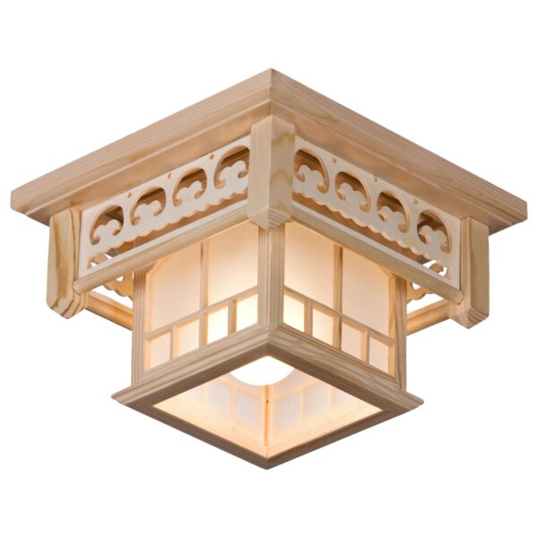 7weo4yu7cvsj3acn3r0dneeprmh52bf5 513-717-01 VELANTE Деревянный стиль светильник потолочный, E27, 40W