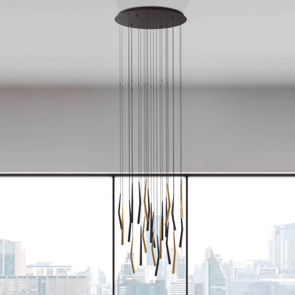 93772B9240202824L29 9377+9240 (24L) Подвесная люстра BOOMERANG