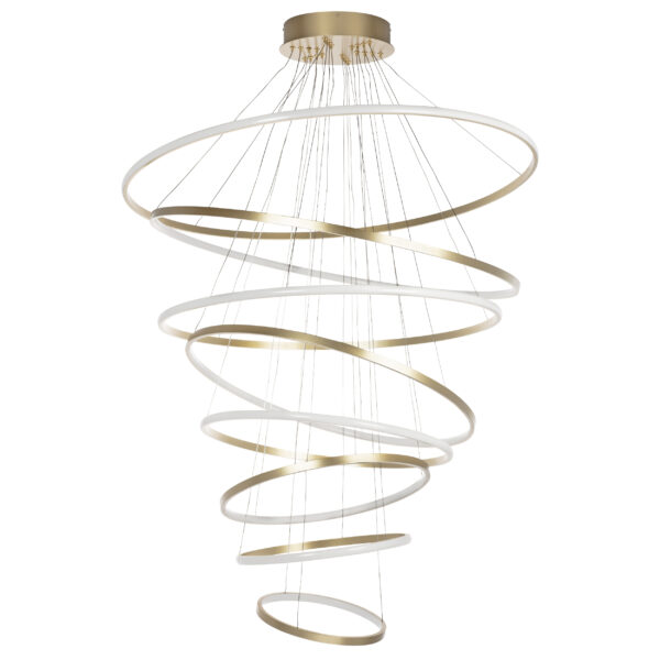 9b05cf8bfeeb11ed813fc81f66f678b0_1b18575a74b211ee8145c81f66f678b0 736483 Люстра ROTONDA 293W LED 8471LM 120G ЗОЛОТО 3000K
