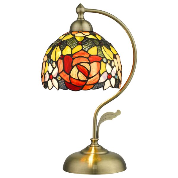 9fbqj5hla31b5djd9yhyi8e4ssgd23ig 828-804-01 VELANTE Стиль Tiffany светильник настольный, E27, 60W