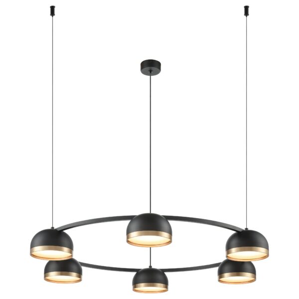 9hos4lkwng17z4aedpnlt7e31cwtkl4n 472-403-06 VELANTE Современный стиль светильник подвесной, LED, 6x12W, 3000K