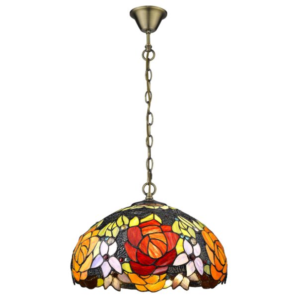 9itczpez2rdsqqcr7xed70eb1nh0irhh 828-806-02 VELANTE Стиль Tiffany светильник подвесной, E27, 2x60W