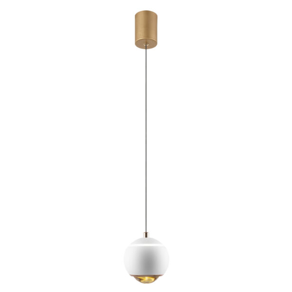 CARO_SP_LED_GOLD-1 Светильник подвесной Crystal Lux CARO SP LED WHITE