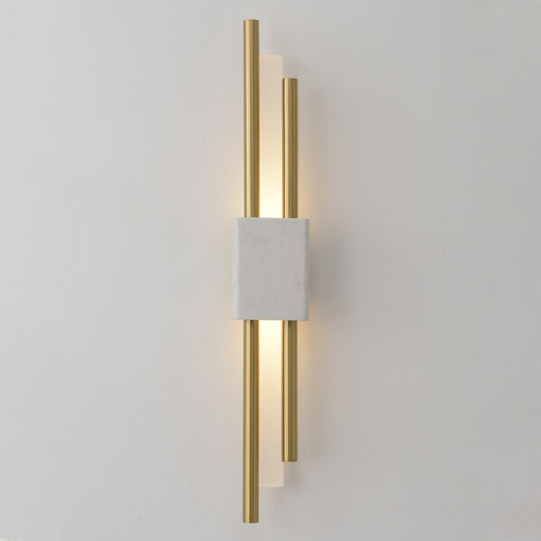 CARTA_AP6W_LED_WHITE_BRASS Бра Crystal Lux CARTA AP6W LED WHITE/BRASS
