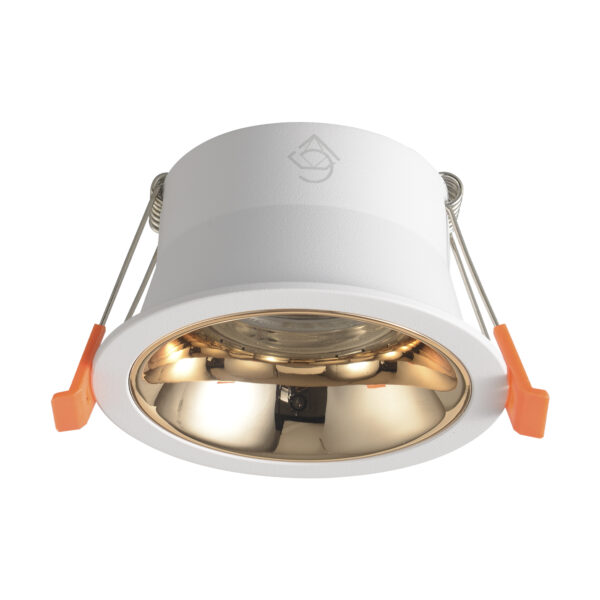 CLT_081C_WH_GO Светильник встраиваемый Crystal Lux CLT 081C WH-GO