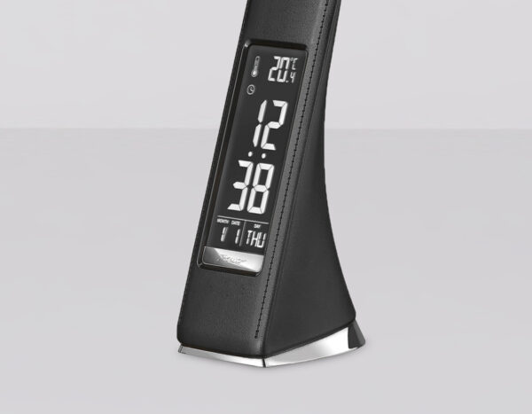 DE509_bonus DE509 BK черный LED 3000-6400K 6W+LCD 2W