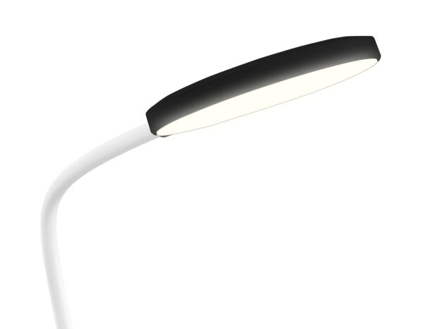 DE601_macro1 DE601 BK/WH черный/белый LED 2800-6500K 5W