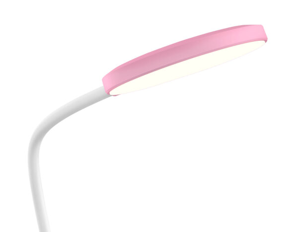 DE603_macro1 DE603 PI/WH розовый/белый LED 2800-6500K 5W