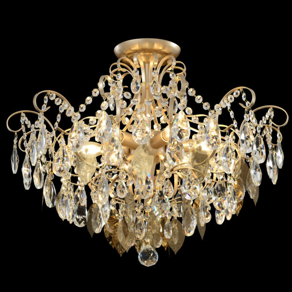 ESMIRALDA_PL6_GOLD Светильник потолочный Crystal Lux ESMIRALDA PL6 GOLD