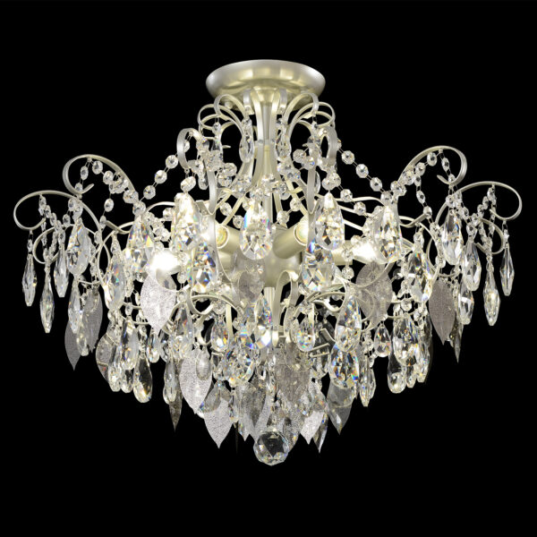 ESMIRALDA_PL6_SILVER Светильник потолочный Crystal Lux ESMIRALDA PL6 SILVER