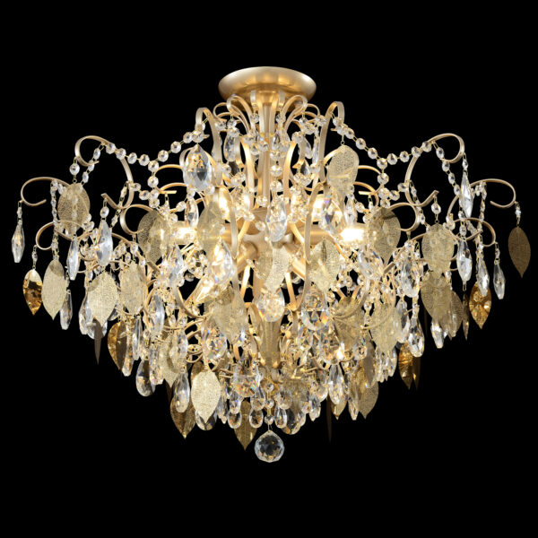 ESMIRALDA_PL9_GOLD Светильник потолочный Crystal Lux ESMIRALDA PL9 GOLD