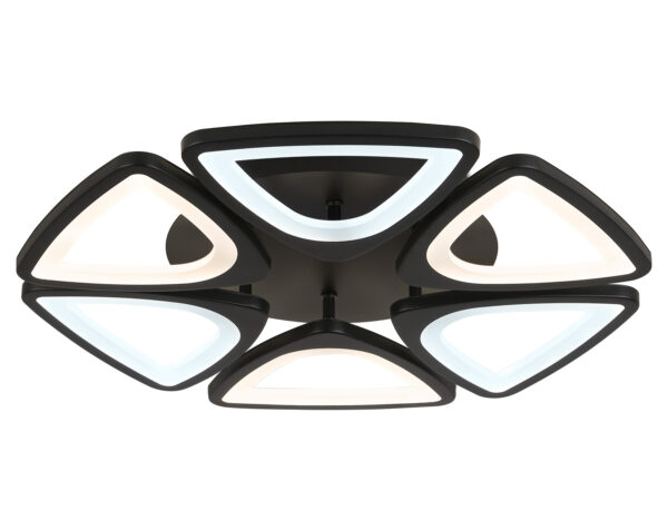 FA4495-2 FA4495/6 BK черный 84W 4200K/3000K+6400K/6400K+3000K D450*80 (ПДУ ИК)