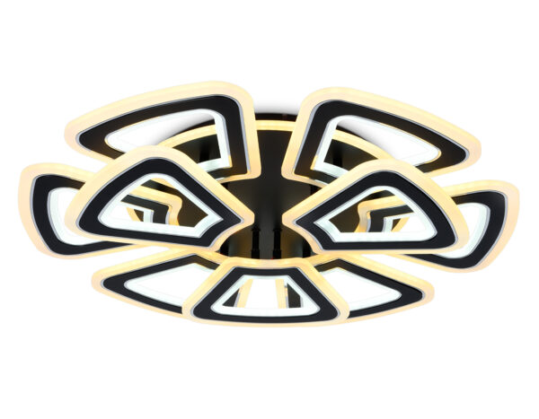 FA8893-2 FA8893/6+3 BK/CH черный/хром 210W 3000K/4200K/6400K 650*640*130 (ПДУ РАДИО 2.4G)