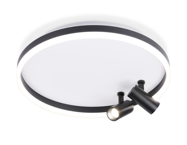 FL5113-2 FL5113/1+2 WH/BK белый/черный 43W 3000K-6400K D500*130 (ПДУ ИК)