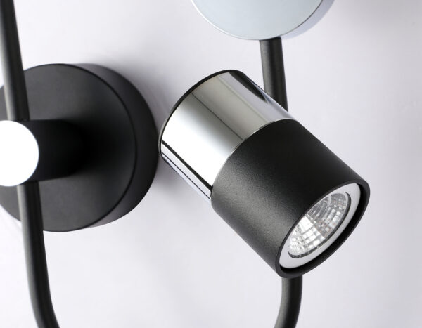 FL51601_macro FL51601/3 BK/CH черный/хром 11W 4200K+GU10 424*275*100