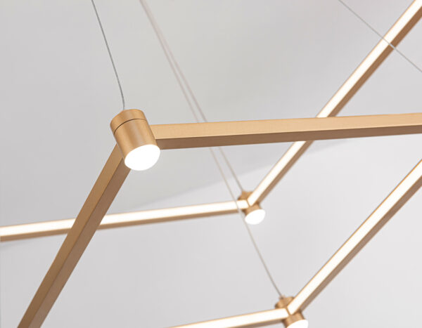 FL5599_macro1-2 FL5599/2+8 GD золотой 60W 3000K/4200K/6400K 600*600*1300 (без ПДУ)