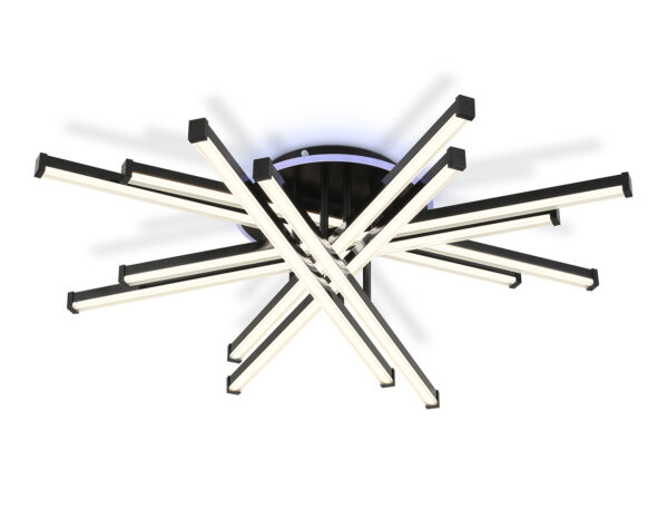 FL6276 FL6276 BK 119W черный 3000K-6400K+RGB 800*800*165 (ПДУ ИК)