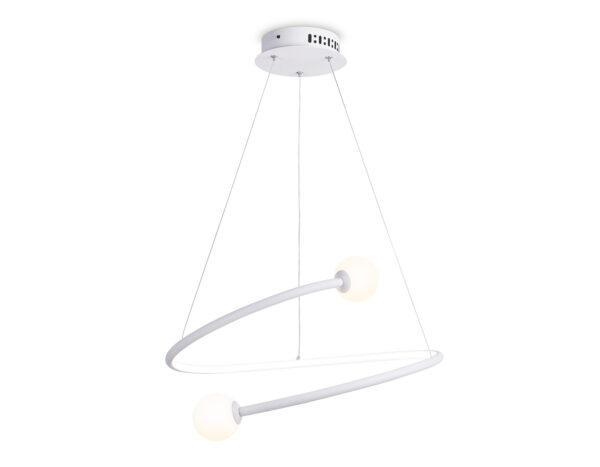 FL66291-2 FL66291 WH белый 39W 3000K-6400K D500*1000 (ПДУ ИК)