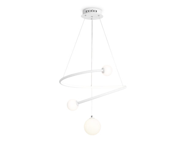 FL66299-2 FL66299 WH белый 39W 3000K-6400K+G9 D500*1200 (ПДУ ИК)