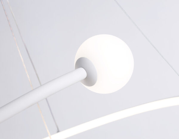 FL66299_macro1-2 FL66299 WH белый 39W 3000K-6400K+G9 D500*1200 (ПДУ ИК)