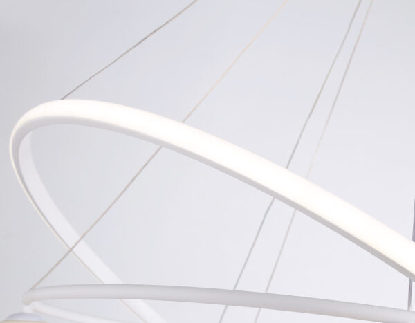 FL66326_macro2-2 FL66326/1+4 WH белый 92W 3000K-6400K+G9/4 D800/600*1200 (ПДУ ИК)