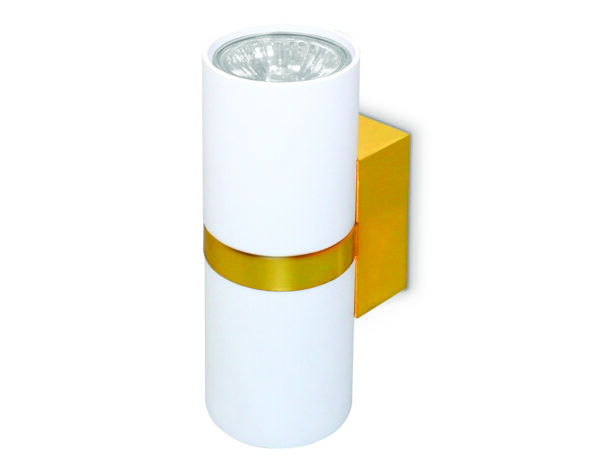 FW242_1 FW242/2 WH/GD белый/золото GU10*2 max 12W 155*60*76