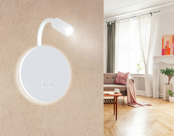 FW295_bonus FW295 SWH белый песок LED 6400К+4200K 6W+3W D150*163