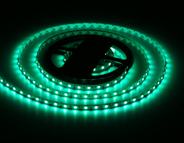 GS2402_mode10-2 GS2402 5050 60Led/ 14.4W m/ 12V IP20 RGB/ 5000*10*1.87mm (4 конт.) комплект