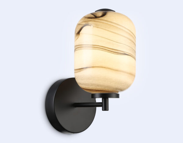 LH11039_mode1-1 LH11039 BK/MG черный/мраморно-серый 8W 3000K 150*220*300