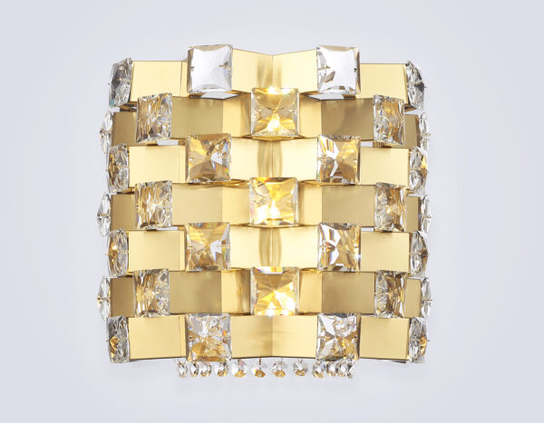 LH41014_mode1-1 LH41014/2 BS/CL латунь/прозрачный E14*2 max 40W 300*190*270