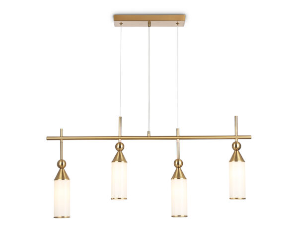 LH55274 LH55274/4 BS/FR латунь/белый матовый E14*4 max 40W 845*65*1150