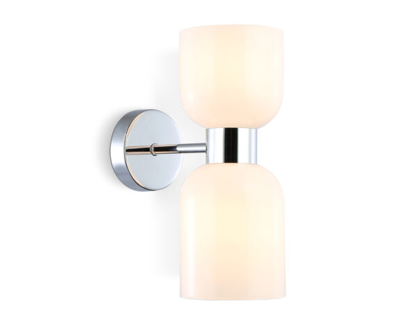 LH56087 LH56087/2 СH/FR хром/белый матовый E14*2 max 40W 215*120*300