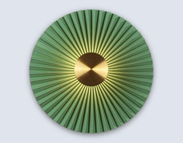 LH72649_mode1-1 LH72649 BK/GR латунь/зеленый 6W 3000K D300*100