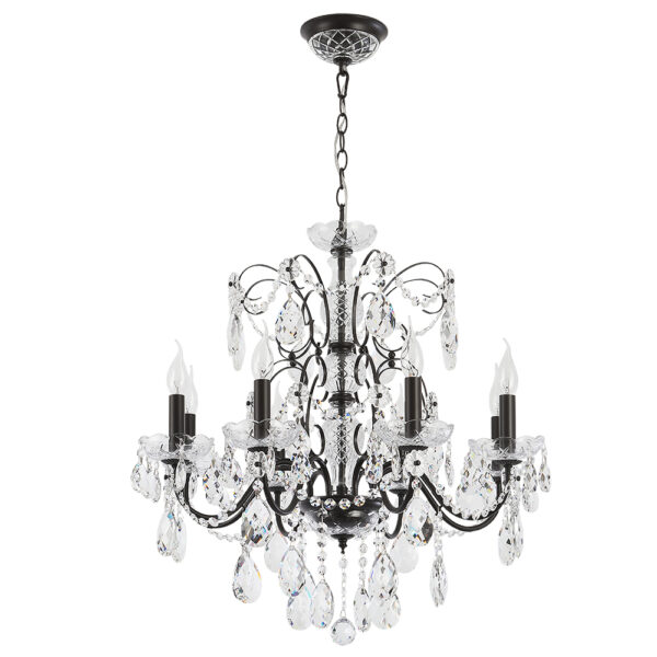 ODELIS_SP8_BROWN Люстра Crystal Lux ODELIS SP8 BROWN