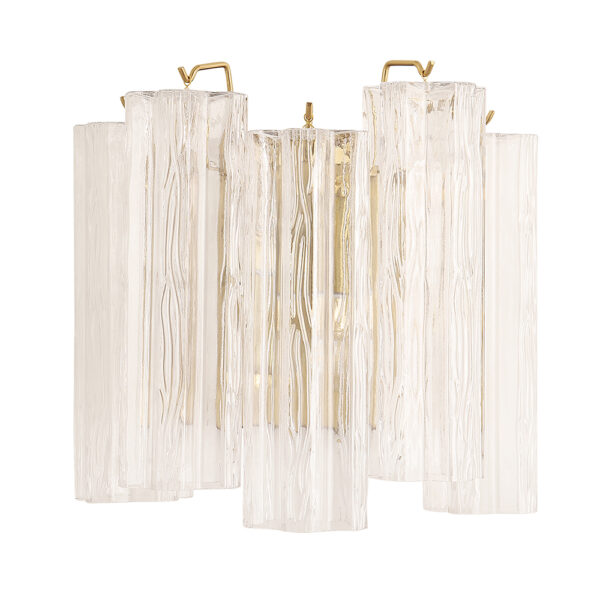 ROSE_AP2_BRASS Бра Crystal Lux ROSE AP2 BRASS