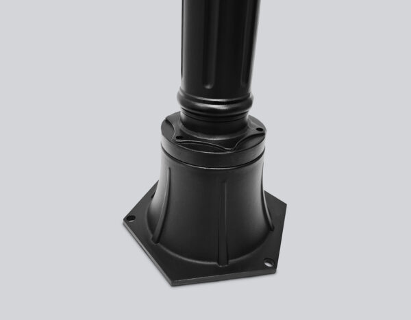 ST2037_macro3-2 ST2037 BK/CL черный/прозрачный IP54 E27 max 40W D150*1100