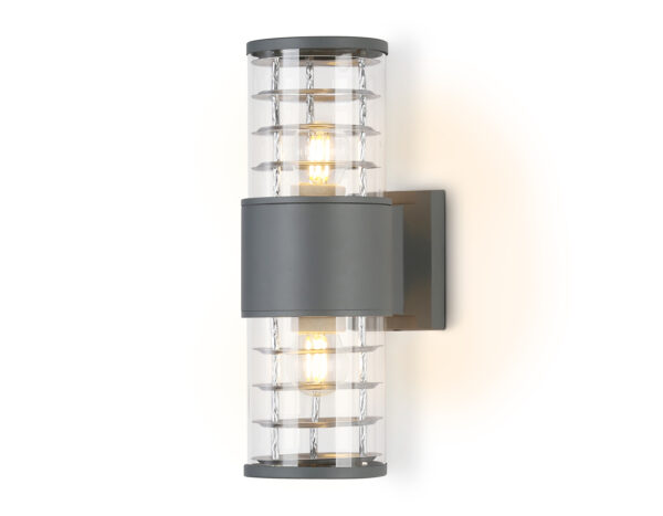 ST2523-2 ST2523/2 GR/CL серый/прозрачный IP54 E27/2 max 40W 305*110*155