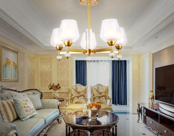 TR3154_bonus-2 TR3154/5 GD/CL золото/прозрачный E27/5 max 40W D630*460