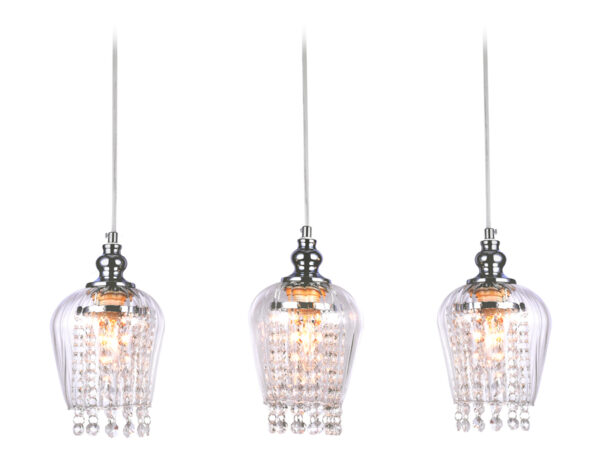 TR3612 TR3612/3 CH/CL хром/прозрачный E27/3 max 40W 570*140*920