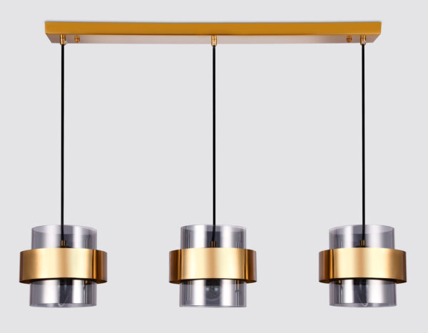 TR3652_mode1 TR3652/3 GD/SM золото/дымчатый E27/3 max 40W 820*180*700